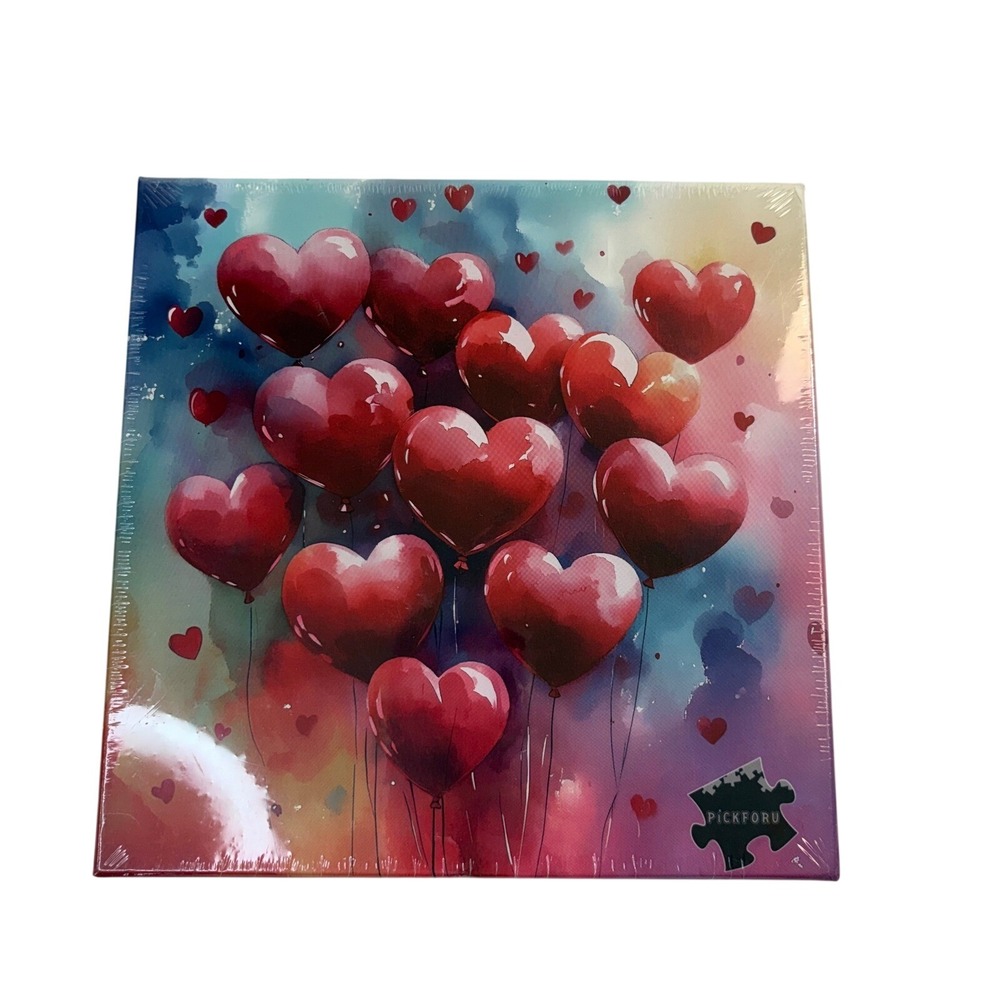 Pickforu Balloons‎ of Love 1000 Piece Jigsaw Puzzle Adult OS Red Good Hearts NIB